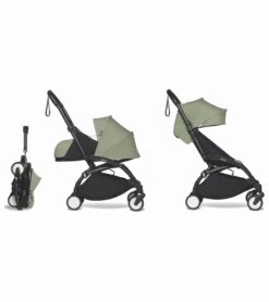 Babyzen YOYO2 Ultra Compact Complete 0+/6+ Stroller - Black / Olive