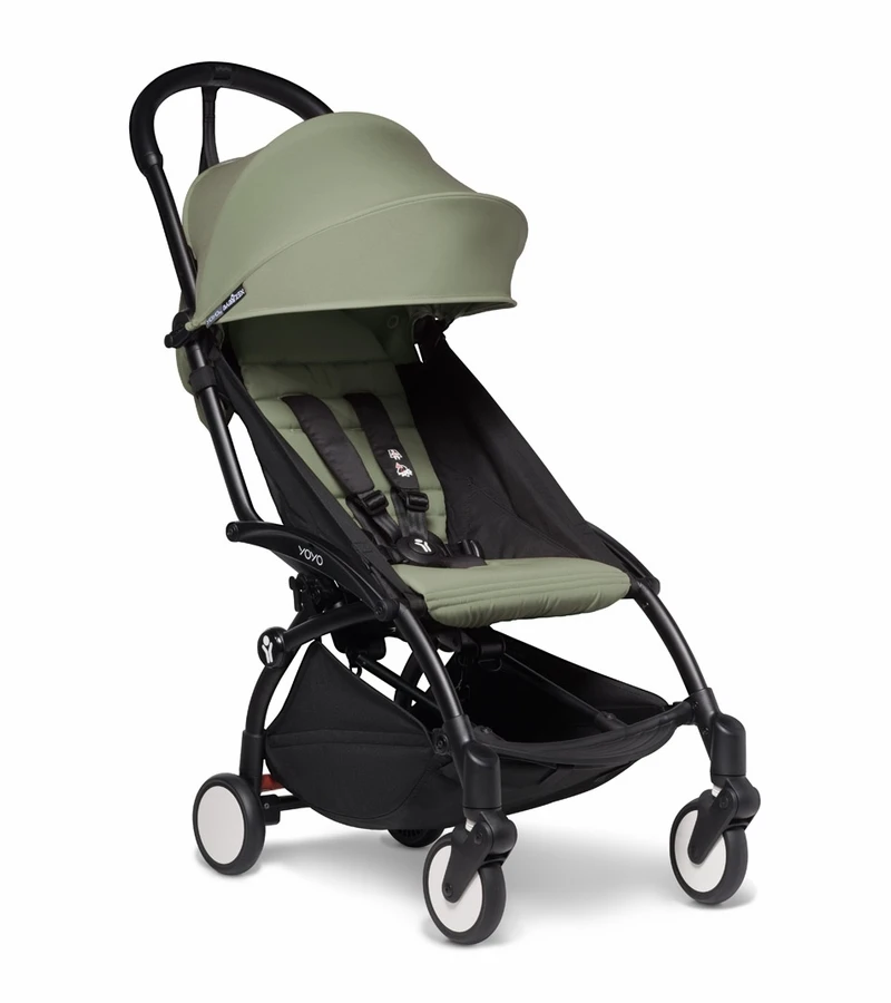 Babyzen YOYO2 Ultra Compact Complete 0+/6+ Stroller - Black / Olive 4 Babyzen YOYO2 Ultra Compact Complete 0+/6+ Stroller - Black / Olive - Image 2