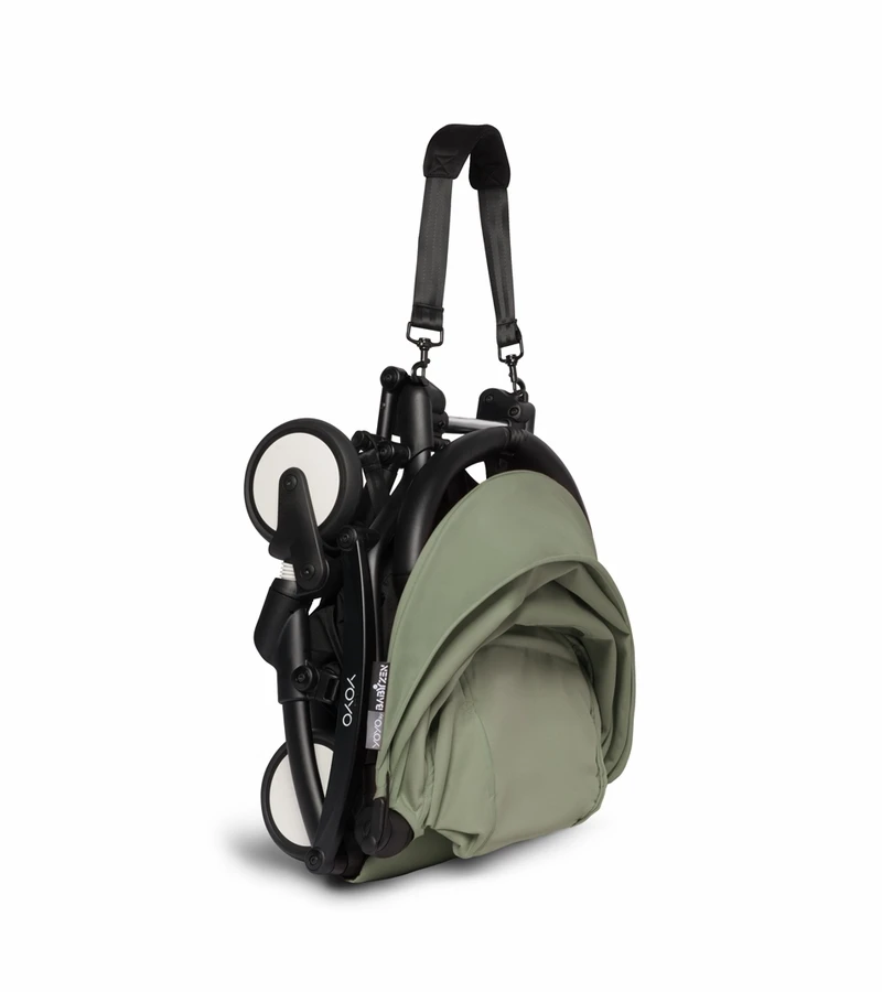 Babyzen YOYO2 Ultra Compact Complete 0+/6+ Stroller - Black / Olive 7 Babyzen YOYO2 Ultra Compact Complete 0+/6+ Stroller - Black / Olive - Image 5