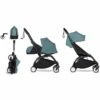 Babyzen YOYO2 Ultra Compact Complete 0+/6+ Stroller & Rolling Bag Bundle - Black/Aqua -Graco Store babyzen yoyo2 ultra compact complete 0 6 stroller rolling bag bundle black aqua 133