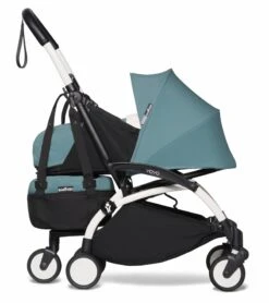 Babyzen YOYO2 Ultra Compact Complete 0+/6+ Stroller & Rolling Bag Bundle - White/Aqua -Graco Store babyzen yoyo2 ultra compact complete 0 6 stroller rolling bag bundle white aqua 118