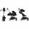 Babyzen YOYO2 Ultra Compact Complete 0+/6+ Stroller & Rolling Bag Bundle - White/Black -Graco Store babyzen yoyo2 ultra compact complete 0 6 stroller rolling bag bundle white black 117
