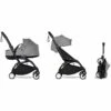 Babyzen YOYO2 Ultra Compact Complete 6+ Stroller With Bassinet - Black/Grey