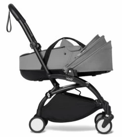 Babyzen YOYO2 Ultra Compact Complete 6+ Stroller With Bassinet - Black/Grey -Graco Store babyzen yoyo2 ultra compact complete 6 stroller with bassinet black grey 91