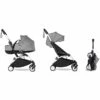 Babyzen YOYO2 Ultra Compact Complete 6+ Stroller With Bassinet Bundle - White/Grey -Graco Store babyzen yoyo2 ultra compact complete 6 stroller with bassinet bundle white grey 86