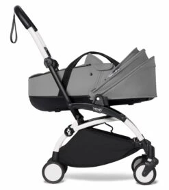 Babyzen YOYO2 Ultra Compact Complete 6+ Stroller With Bassinet Bundle - White/Grey -Graco Store babyzen yoyo2 ultra compact complete 6 stroller with bassinet bundle white grey 87