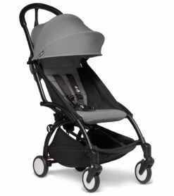 Babyzen YOYO2 Ultra Compact Complete 0+/6+ Stroller - Black / Grey -Graco Store babyzen yoyo2 ultra compact complete 6 stroller with bassinet rolling bag bundle black grey 81