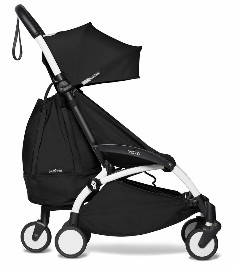 Babyzen YOYO2 Ultra Compact Complete 0+/6+ Stroller & Rolling Bag Bundle - White/Black 5 Babyzen YOYO2 Ultra Compact Complete 0+/6+ Stroller & Rolling Bag Bundle - White/Black - Image 3