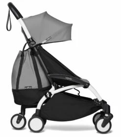 Babyzen YOYO2 Ultra Compact Complete 0+/6+ Stroller & Rolling Bag Bundle - White/Grey -Graco Store babyzen yoyo2 ultra compact complete 6 stroller with bassinet rolling bag bundle white grey 81