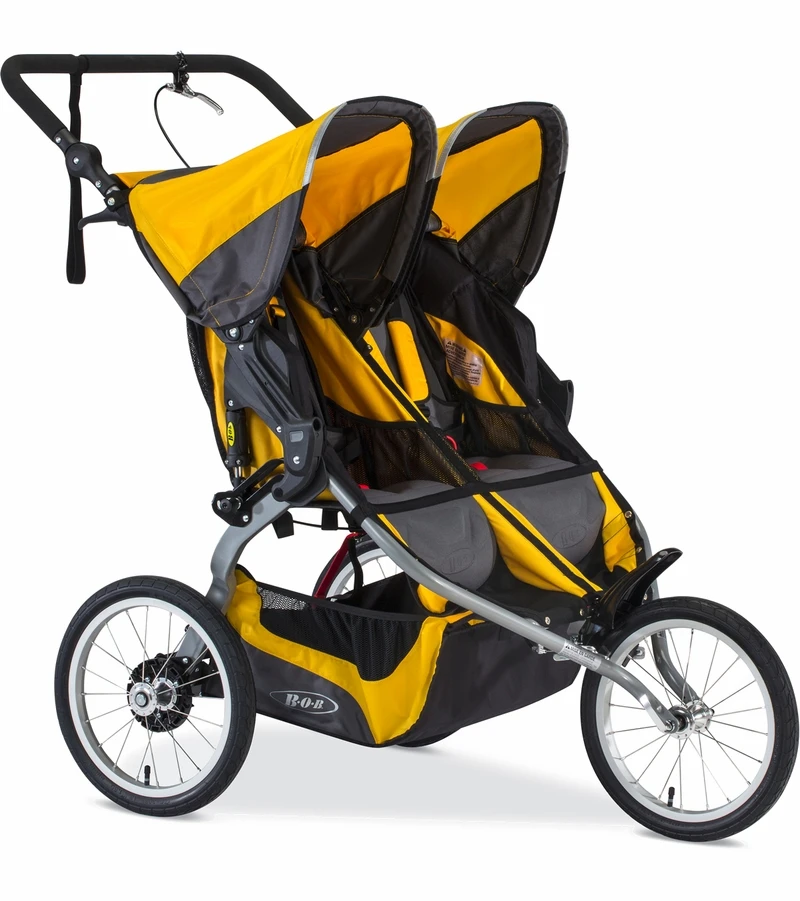 BOB 2017 / 2018 Ironman Duallie Double Jogging Stroller - Yellow 3 BOB 2017 / 2018 Ironman Duallie Double Jogging Stroller - Yellow