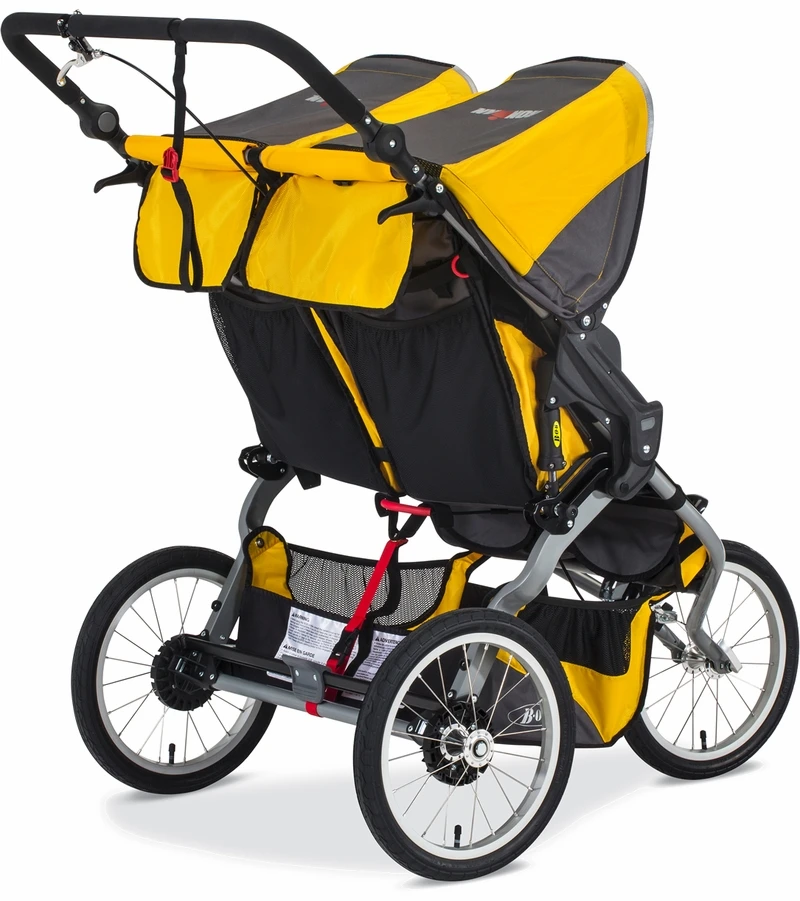 BOB 2017 / 2018 Ironman Duallie Double Jogging Stroller - Yellow 5 BOB 2017 / 2018 Ironman Duallie Double Jogging Stroller - Yellow - Image 3