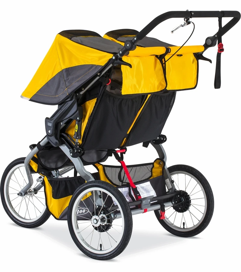 BOB 2017 / 2018 Ironman Duallie Double Jogging Stroller - Yellow 6 BOB 2017 / 2018 Ironman Duallie Double Jogging Stroller - Yellow - Image 4