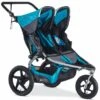 BOB 2017 / 2018 Revolution FLEX 2.0 Duallie Double Jogging Stroller - Lagoon