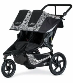 BOB 2019 Revolution Flex 3.0 Duallie Double Jogging Stroller - Lunar Black -Graco Store bob 2019 revolution flex 3 0 duallie double jogging stroller lunar black 46