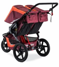 BOB 2019 Revolution Flex 3.0 Duallie Double Jogging Stroller - Sedona Orange -Graco Store bob 2019 revolution flex 3 0 duallie double jogging stroller sedona orange 55
