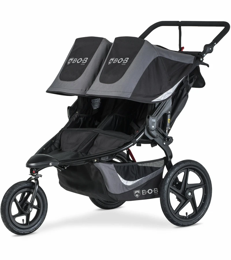 BOB Revolution Flex 3.0 Duallie Double Jogging Stroller - Graphite Black 9 BOB Revolution Flex 3.0 Duallie Double Jogging Stroller - Graphite Black - Image 7