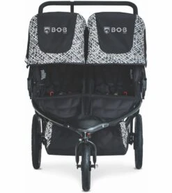 BOB Revolution Flex 3.0 Duallie Double Jogging Stroller - Lunar Black -Graco Store bob revolution flex 3 0 duallie double jogging stroller lunar black 125