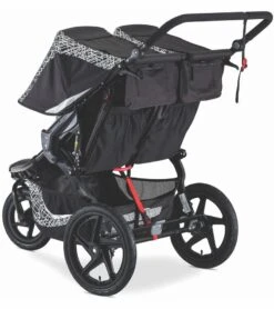 BOB Revolution Flex 3.0 Duallie Double Jogging Stroller - Lunar Black -Graco Store bob revolution flex 3 0 duallie double jogging stroller lunar black 127