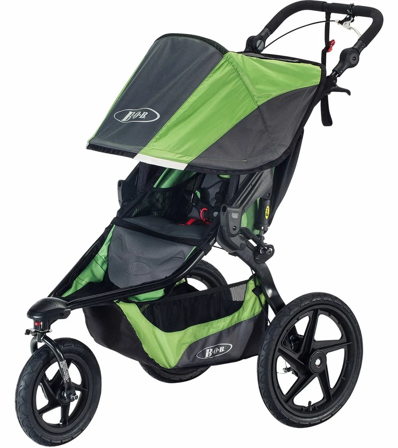 BOB Revolution Pro Jogging Stroller 2015 - Meadow/Black 4 BOB Revolution Pro Jogging Stroller 2015 - Meadow/Black - Image 2