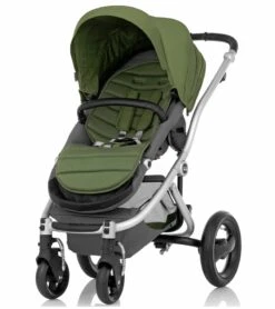 Britax Affinity Complete Stroller, Silver - Cactus Green