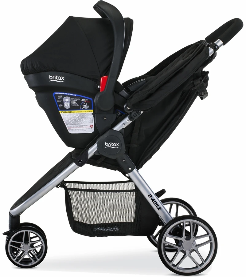 Britax B-Agile 3 & B-Safe 35 Travel System - Black 6 Britax B-Agile 3 & B-Safe 35 Travel System - Black - Image 4
