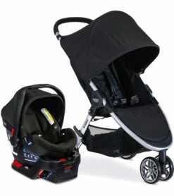Britax B-Agile 3 & B-Safe Gen2 Travel System Bundle - Black / Eclipse Black
