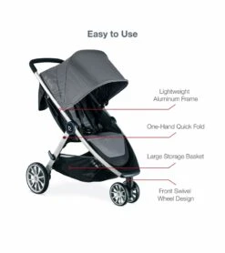 Britax B-Lively & B-Safe Gen2 FlexFit Travel System - Fog (SafeWash) -Graco Store britax b lively b safe gen2 flexfit travel system fog safewash 180