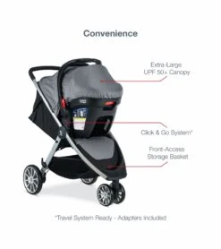 Britax B-Lively & B-Safe Gen2 Travel System - Greystone (SafeWash) -Graco Store britax b lively b safe gen2 travel system greystone safewash 147