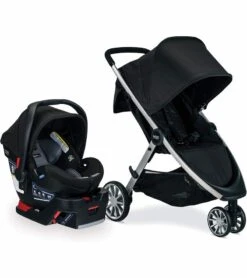 Britax B-Lively & B-Safe Ultra Travel System - Noir