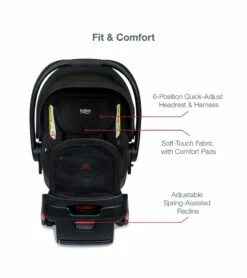 Britax B-Safe Gen2 FlexFit+ Infant Car Seat - Jet (SafeWash) -Graco Store britax b safe gen2 flexfit infant car seat jet safewash 181