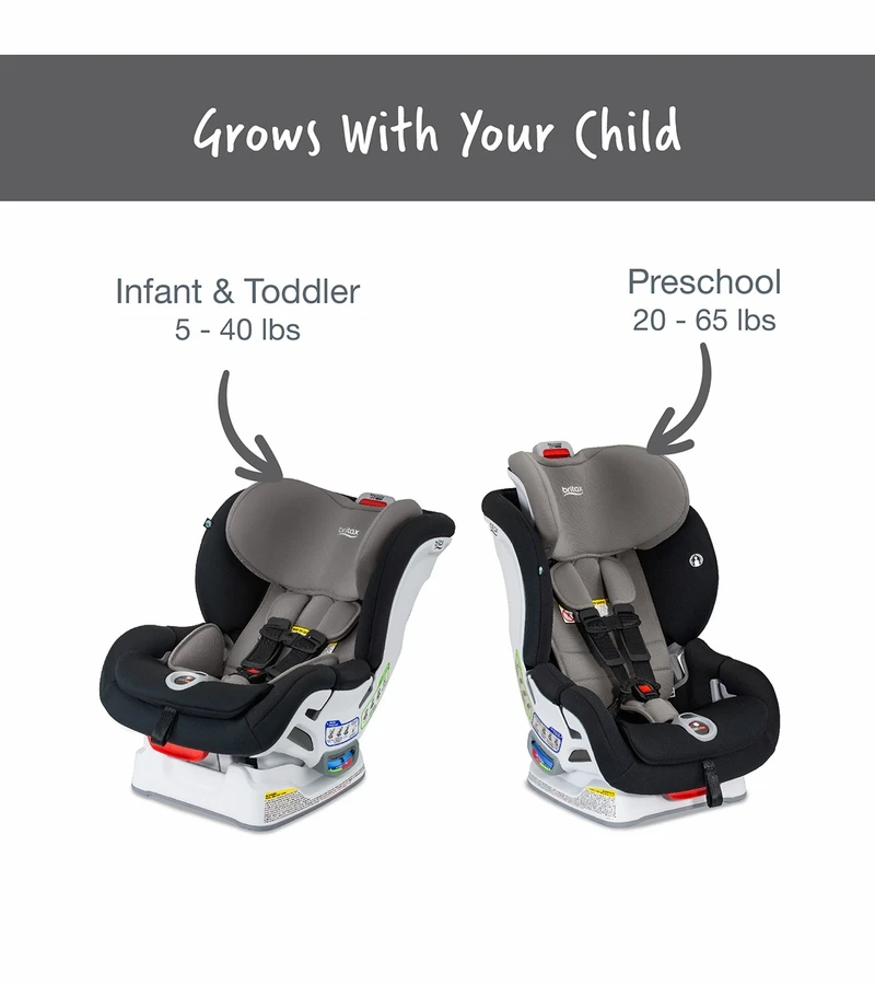 Britax Boulevard ClickTight Convertible Car Seat - Gray Contour (SafeWash) 6 Britax Boulevard ClickTight Convertible Car Seat - Gray Contour (SafeWash) - Image 4