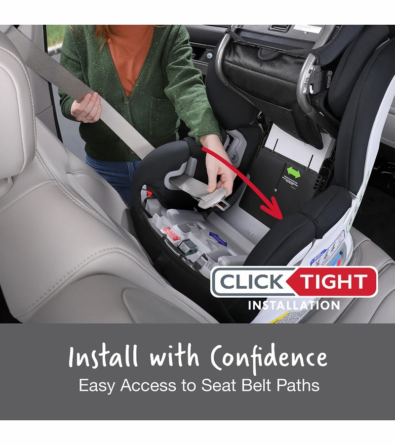 Britax Boulevard ClickTight Convertible Car Seat - Gray Contour (SafeWash) 8 Britax Boulevard ClickTight Convertible Car Seat - Gray Contour (SafeWash) - Image 6