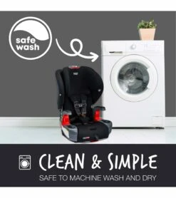 Britax Grow With You ClickTight Harness Booster Car Seat - Black Contour -Graco Store britax grow with you clicktight harness booster car seat black contour 155