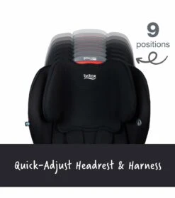 Britax Grow With You ClickTight Harness Booster Car Seat - Black Contour -Graco Store britax grow with you clicktight harness booster car seat black contour 156