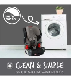 Britax Grow With You ClickTight Harness Booster Car Seat - Grey Contour -Graco Store britax grow with you clicktight harness booster car seat grey contour 139