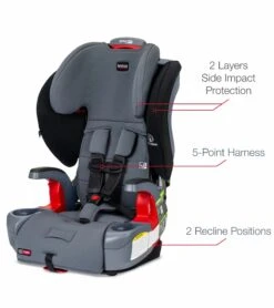 Britax Grow With You ClickTight Harness Booster Car Seat - Otto SafeWash (Flame Retardant-Free) (Albee Exclusive) [New Version Of The Frontier] -Graco Store britax grow with you clicktight harness booster car seat otto safewash flame retardant free albee exclusive new version of the frontier 51