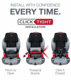 Britax Grow With You ClickTight Harness Booster Car Seat - Otto SafeWash (Flame Retardant-Free) (Albee Exclusive) [New Version Of The Frontier] -Graco Store britax grow with you clicktight harness booster car seat otto safewash flame retardant free albee exclusive new version of the frontier 54