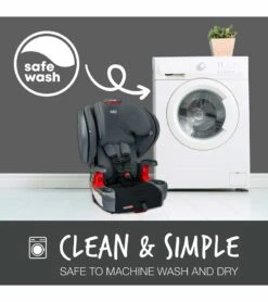 Britax Grow With You ClickTight Plus Harness Booster Car Seat - Black Ombre -Graco Store britax grow with you clicktight plus harness booster car seat black ombre 78