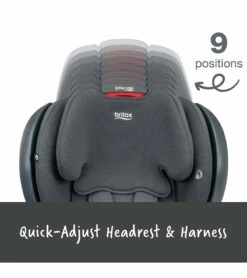 Britax Grow With You ClickTight Plus Harness Booster Car Seat - Black Ombre -Graco Store britax grow with you clicktight plus harness booster car seat black ombre 79