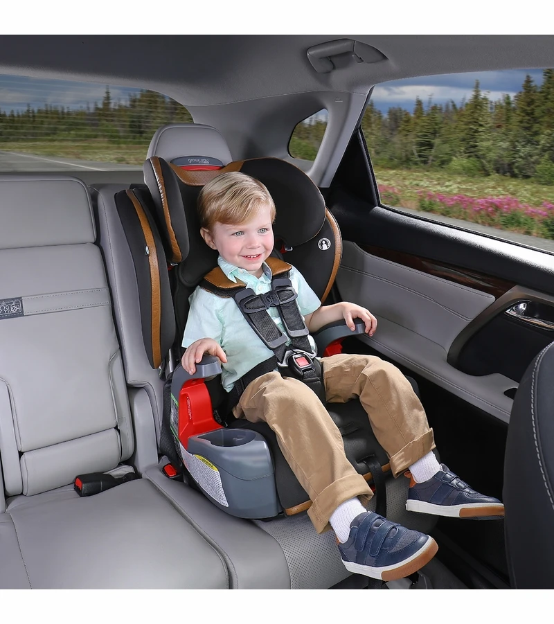 Britax Grow With You ClickTight Premium Harness Booster Car Seat - Ace Black (SafeWash + StayClean) 9 Britax Grow With You ClickTight Premium Harness Booster Car Seat - Ace Black (SafeWash + StayClean) - Image 7