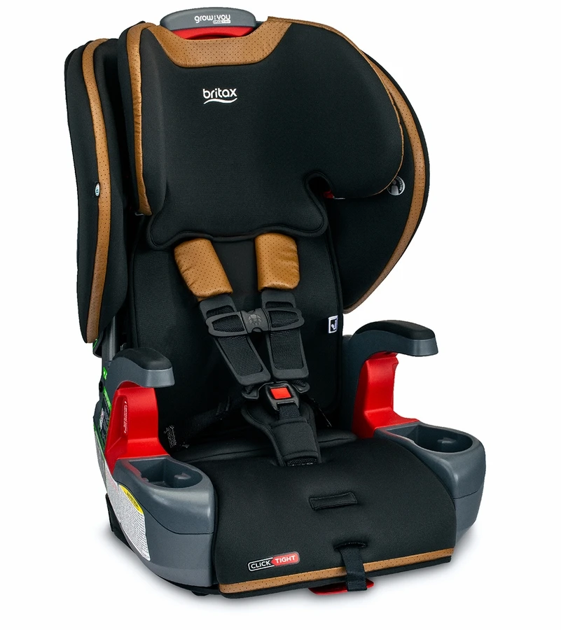 Britax Grow With You ClickTight Premium Harness Booster Car Seat - Ace Black (SafeWash + StayClean) 3 Britax Grow With You ClickTight Premium Harness Booster Car Seat - Ace Black (SafeWash + StayClean)
