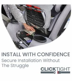 Britax One4Life ClickTight All-in-One Car Seat - Diamond Quilted Gray -Graco Store britax one4life clicktight all in one car seat diamond quilted gray 10