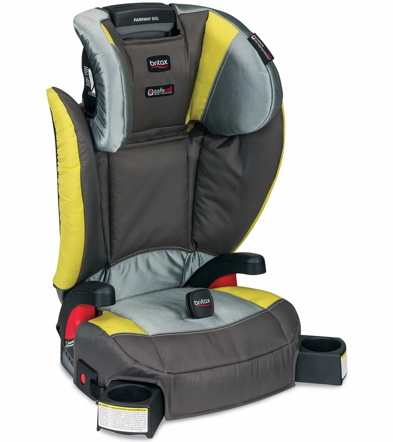 Britax Parkway SGL G1.1 Belt Positioning Booster Car Seat - Scout Limeade 3 Britax Parkway SGL G1.1 Belt Positioning Booster Car Seat - Scout Limeade