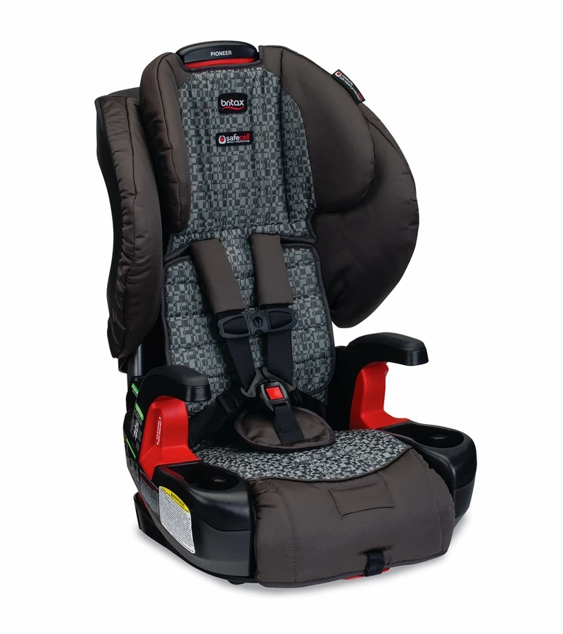 Britax Pioneer G1.1 Harness Booster Car Seat - Silver Cloud 3 Britax Pioneer G1.1 Harness Booster Car Seat - Silver Cloud