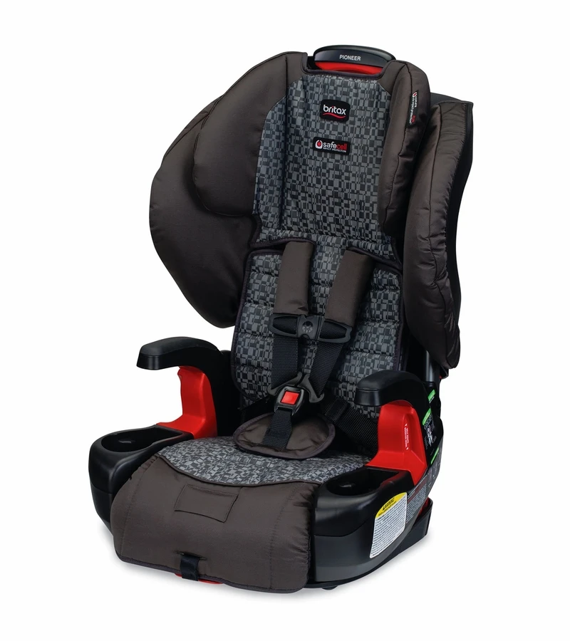 Britax Pioneer G1.1 Harness Booster Car Seat - Silver Cloud 4 Britax Pioneer G1.1 Harness Booster Car Seat - Silver Cloud - Image 2