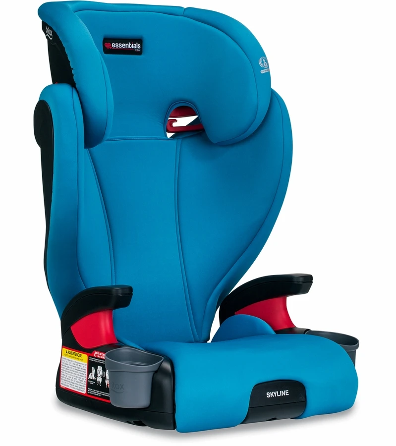 Britax Skyline High Back Belt Positioning Booster Car Seat - Teal 4 Britax Skyline High Back Belt Positioning Booster Car Seat - Teal - Image 2
