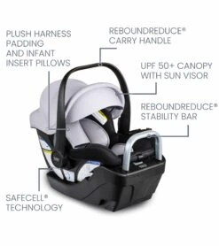 Britax Willow S Infant Car Seat With Alpine Anti-Rebound Base - Glacier Onyx -Graco Store britax willow s infant car seat with alpine anti rebound base glacier onyx 9