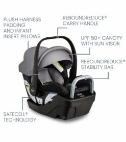 Britax Willow S Infant Car Seat With Alpine Anti-Rebound Base - Graphite Onyx -Graco Store britax willow s infant car seat with alpine anti rebound base graphite onyx 8