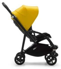 Bugaboo Bee6 Complete Stroller (One Box) - Black/Black/Lemon Yellow -Graco Store bugaboo bee6 complete stroller one box aluminum grey soft pink 23 1