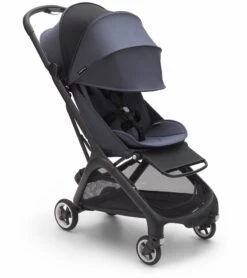 Bugaboo Butterfly + Turtle One Travel System - Black / Stormy Blue / Black -Graco Store bugaboo butterfly turtle one travel system black stormy blue black 147